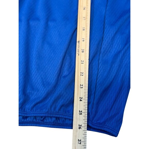 NEW Century II Rear 3 Pockets Mens Blue Long Sleeve Cycling Jersey Performance - Picture 7 of 11